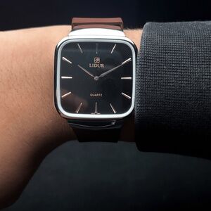 LIDUR Luxury Square Watch Modern Minimal Design